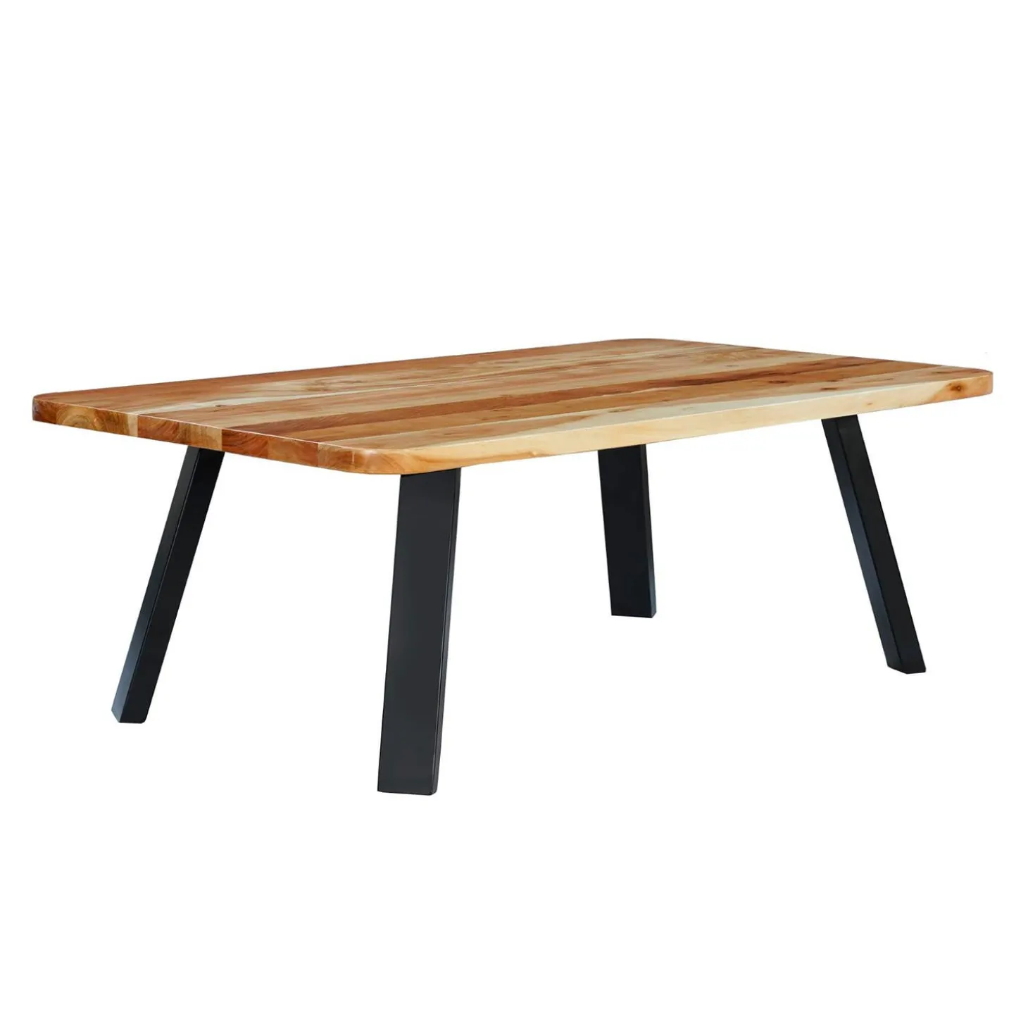 Table à café rectangulaire en bois massif