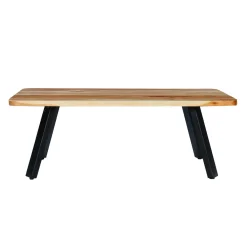 Table à café rectangulaire en bois massif