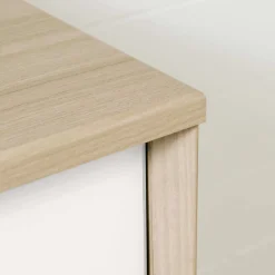 Table à langer avec tiroirs et rangement ouvert - South Shore