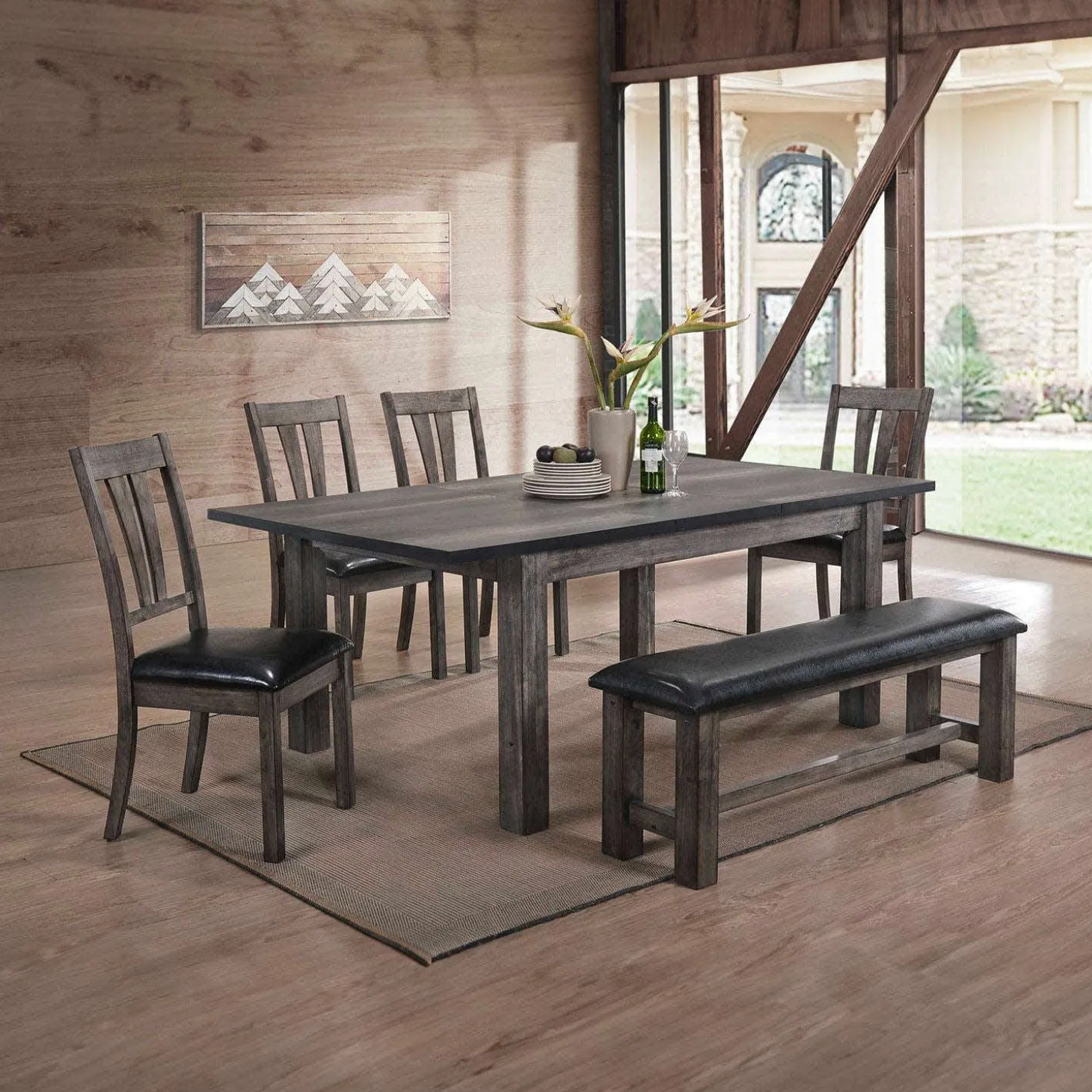 Table à manger avec 4 chaises