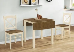 Table à manger carrée extensible 30" à 48" - Monarch