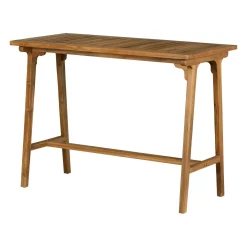 Table à manger extérieur en bois massif 54"