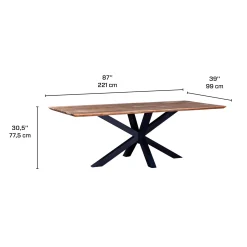 Table à manger rectangulaire - 87