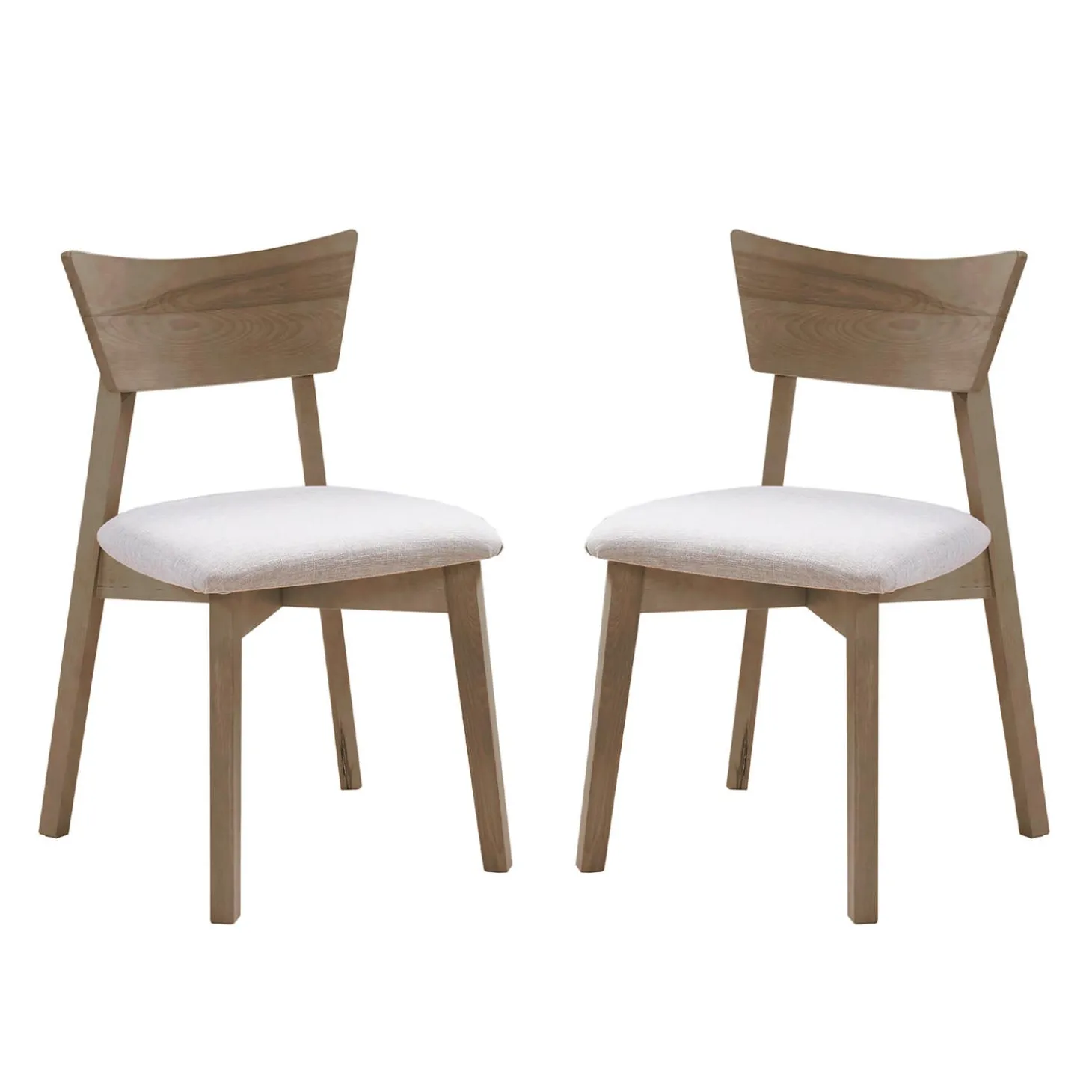 Table à manger rectangulaire (48" à 60") extensible avec 4 chaises et banc - gris