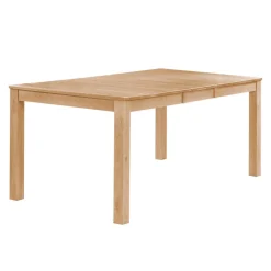 Table à manger rectangulaire extensible en bois massif 54" à 70"