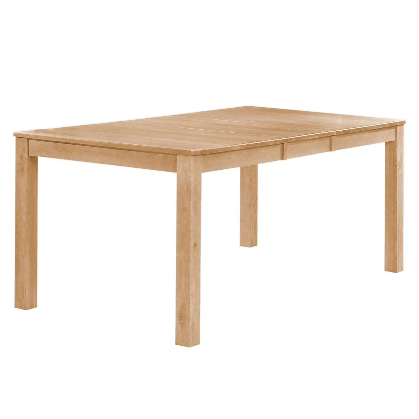 Table à manger rectangulaire extensible en bois massif 54" à 70"