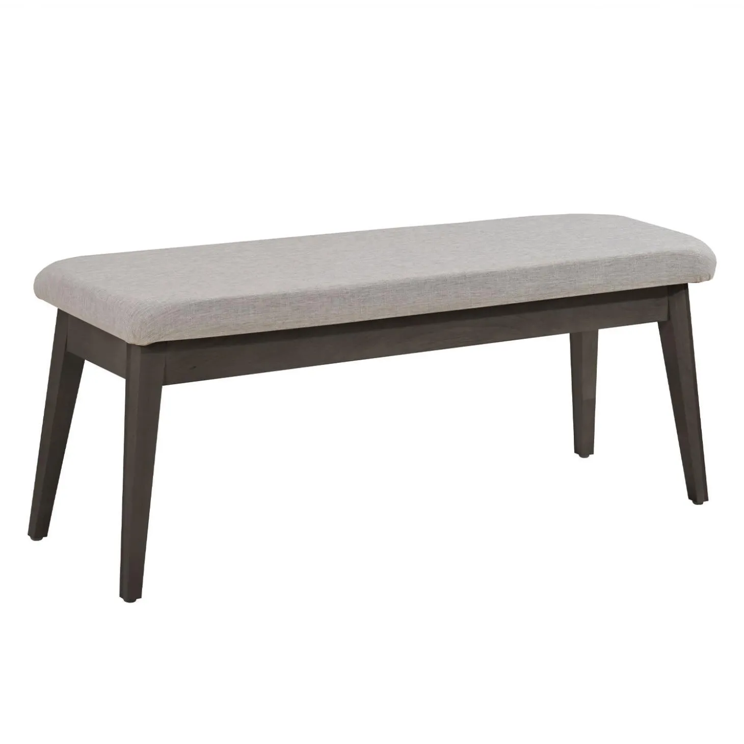 Table à manger rectangulaire extensible (54" à 70") avec 4 chaises et banc - ardoise