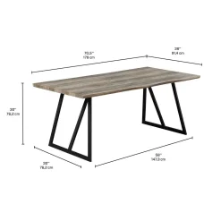 Table à manger rectangulaire 71