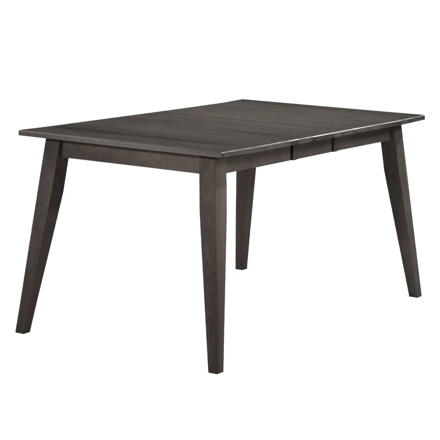 Table à manger rectangulaire extensible (54" à 70") avec 4 chaises - ardoise