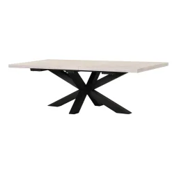 Table à manger rectangulaire extensible 72" à 90"