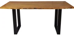 Table à manger rectangulaire en bois massif 67"