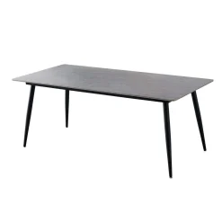 Table à manger rectangulaire en pierre sintérisée 59"