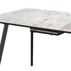 Table à manger rectangulaire extensible en pierre sintérisée 63
