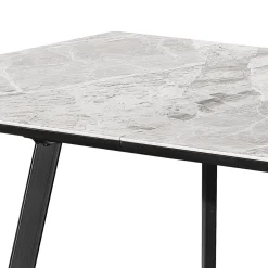 Table à manger rectangulaire extensible en pierre sintérisée 63