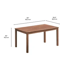 Table à manger rectangulaire 60