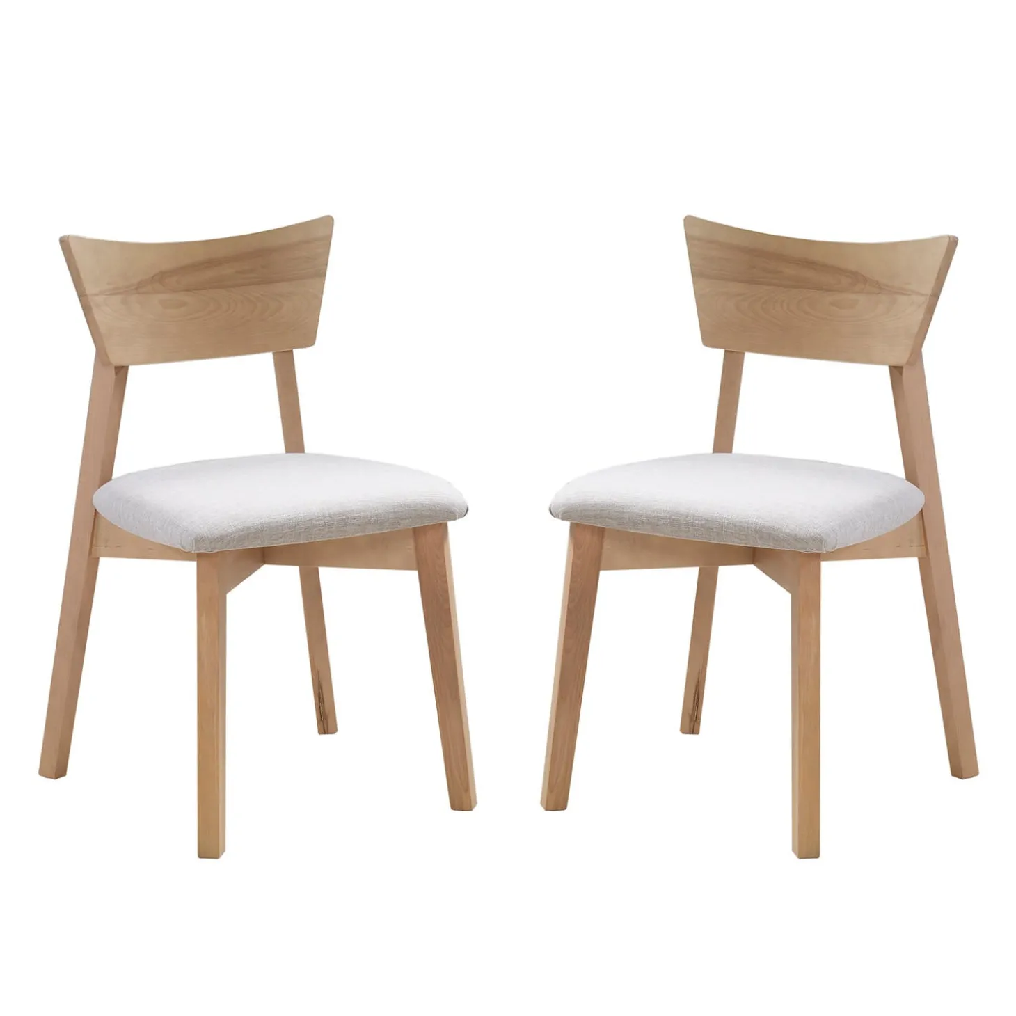 Table à manger rectangulaire extensible (48" à 60") avec 4 chaises et banc - grège