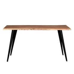 Table à manger rectangulaire en bois massif 58