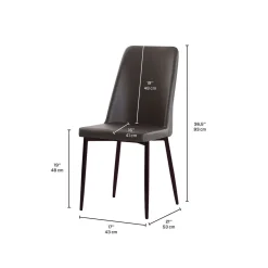 Table à manger rectangulaire en bois massif, 4 chaises et banc - 72