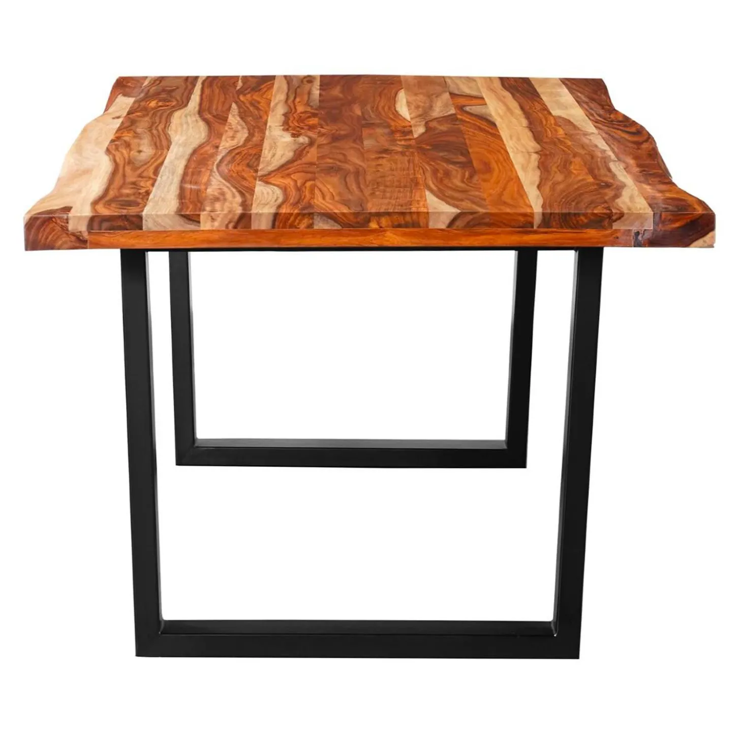 Table à manger rectangulaire en bois massif - 72"