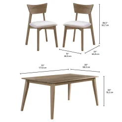 Table à manger rectangulaire 70
