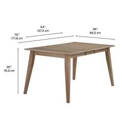 Table à manger rectangulaireextensible (54