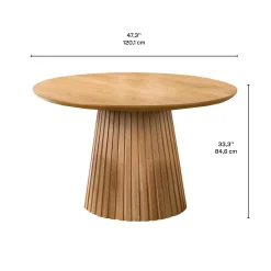 Table à manger ronde 48