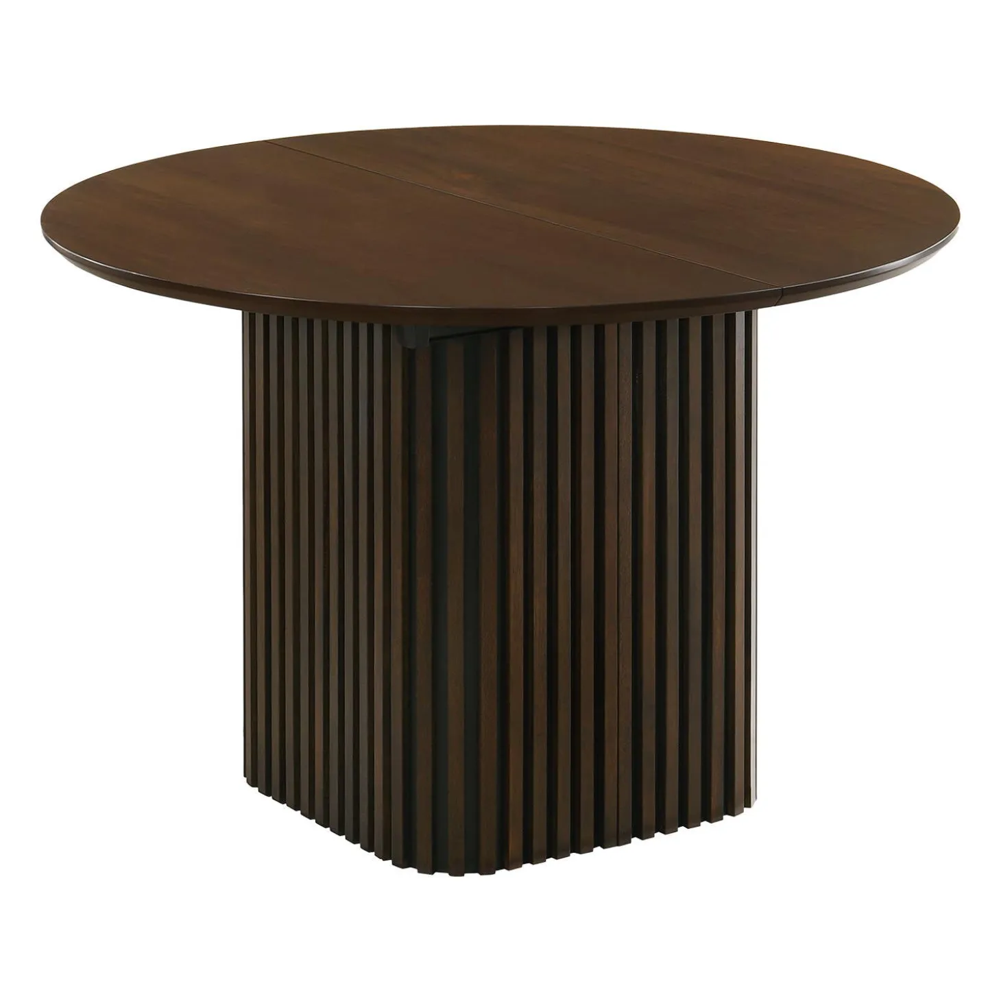 Table à manger ronde extensible (48 à 83") à piédestal
