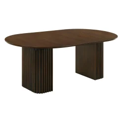 Table à manger ronde extensible (48 à 83