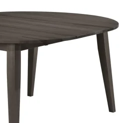 Table à manger ronde extensible en bois massif 48