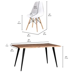 Table avec 4 chaises