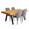 Table avec 4 chaises - gris