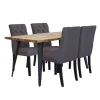 Table avec 4 chaises - gris
