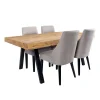 Table avec 4 chaises - gris