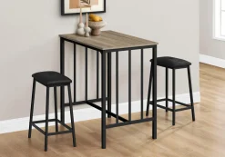 Table avec 2 tabourets hauteur comptoir