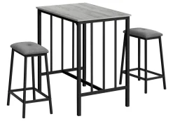 Table avec 2 tabourets hauteur comptoir