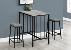 Table avec 2 tabourets hauteur comptoir