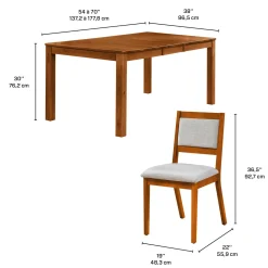 Table avec rallonge (54