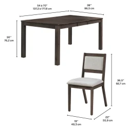 Table avec rallonge (54
