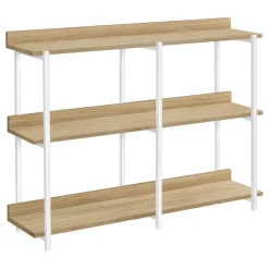 Table console - 3 niveau, étagères, rectangulaire, pieds en métal - 48" l - Monarch