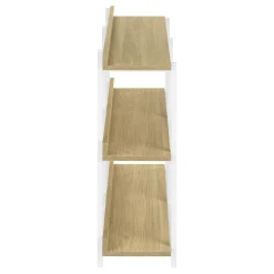Table console - 3 niveau, étagères, rectangulaire, pieds en métal - 48