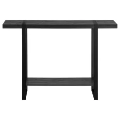 Table console - 2 niveaux, 1 tablette, rectangulaire - 48