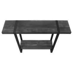 Table console - 2 niveaux, 1 tablette, rectangulaire - 48