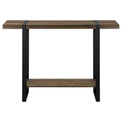 Table console - 2 niveaux, 1 tablette, rectangulaire - 48