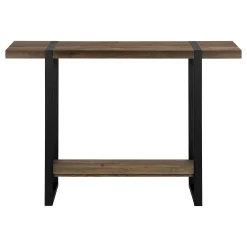 Table console - 2 niveaux, 1 tablette, rectangulaire - 48