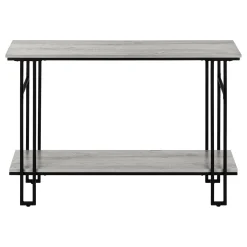 Table console - côtés en forme de h, 1 tablette, rectangulaire - 48