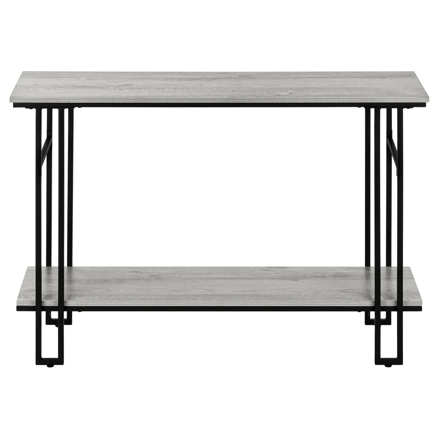 Table console - côtés en forme de h, 1 tablette, rectangulaire - 48"L - fau - Monarch
