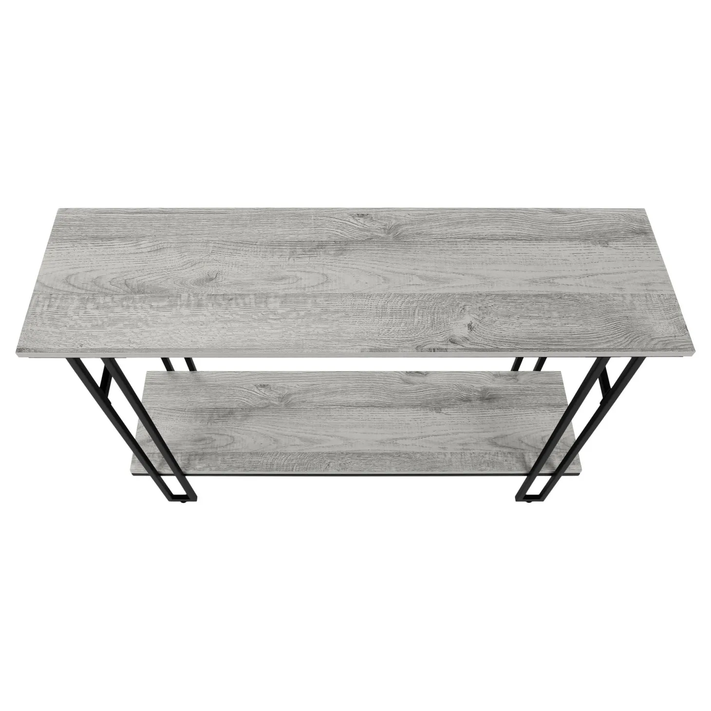 Table console - côtés en forme de h, 1 tablette, rectangulaire - 48"L - fau - Monarch