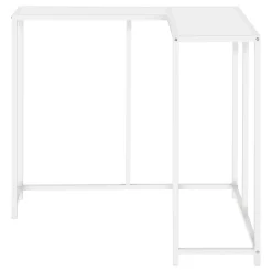 Table console - forme de L, coin, cadre en métal - 36