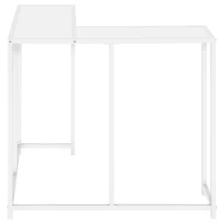 Table console - forme de L, coin, cadre en métal - 36