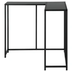 Table console - forme de L, coin, cadre en métal - 36